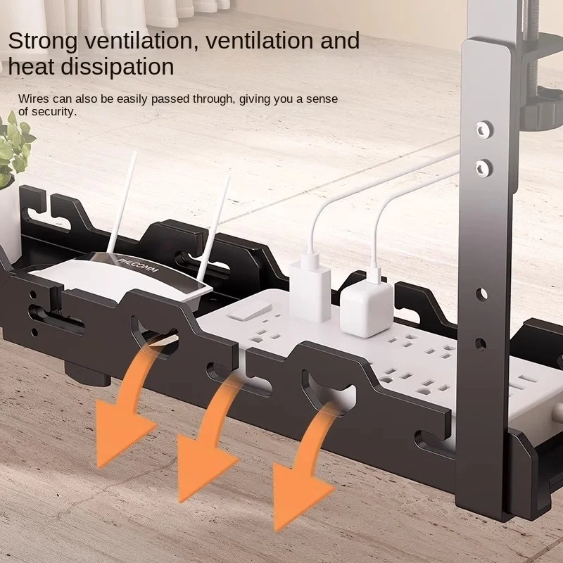 Cable Tray Under Desk - Under-Desk Metal Wire Tray for Office