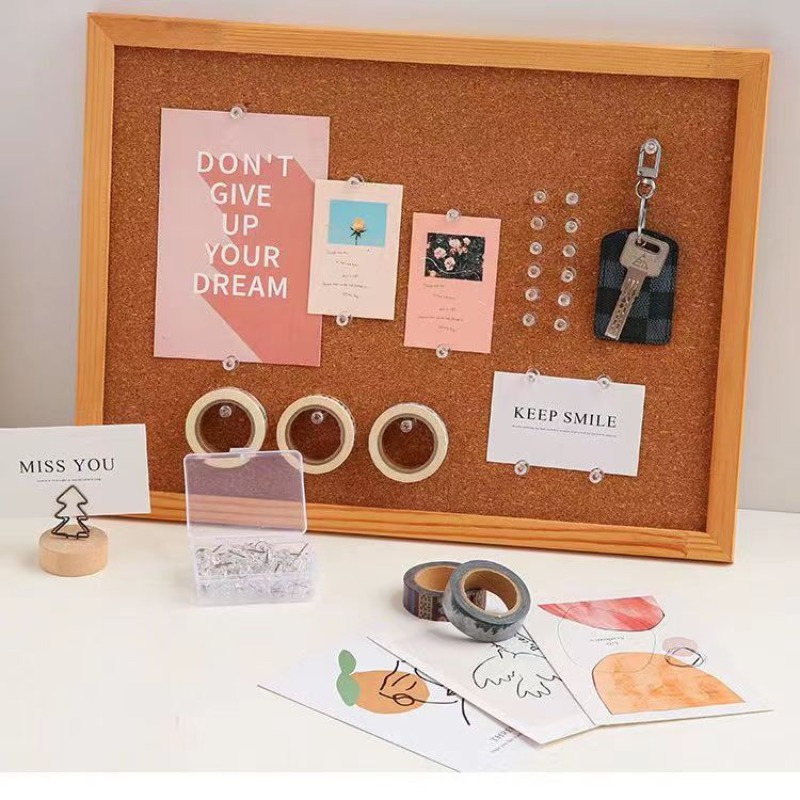 50/100Pcs Push Pins Transparen - Office Furniture Online review and price