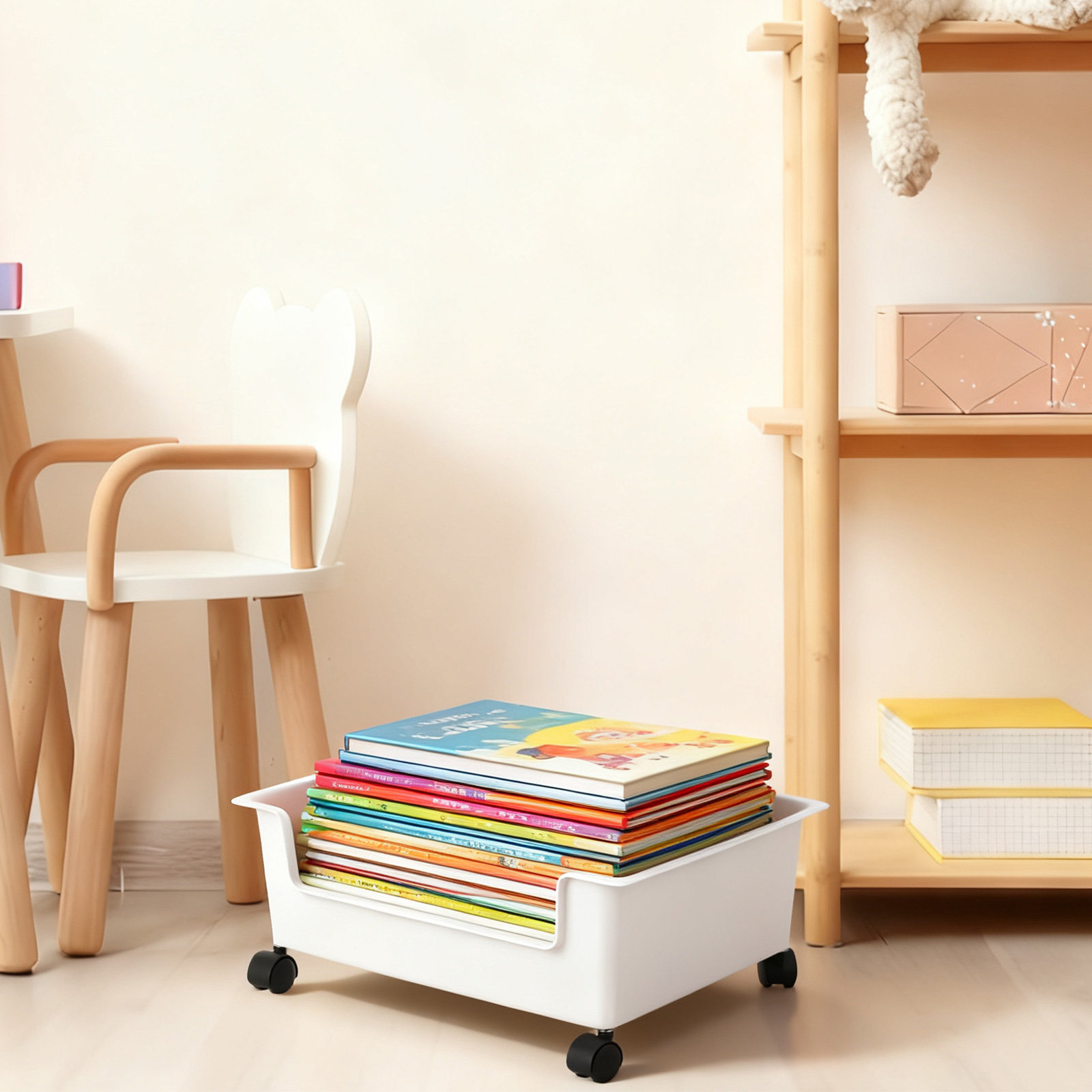 Book Storage Box Rolling Cart  - Book Cart Rolling review and price