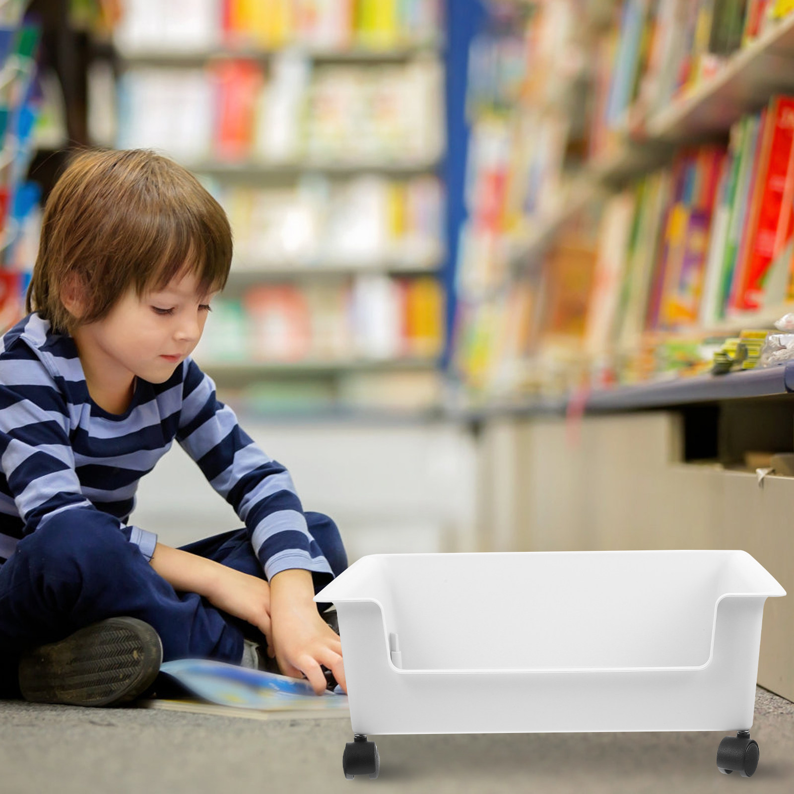 Book Storage Box Rolling Cart  - Book Cart Rolling review and price