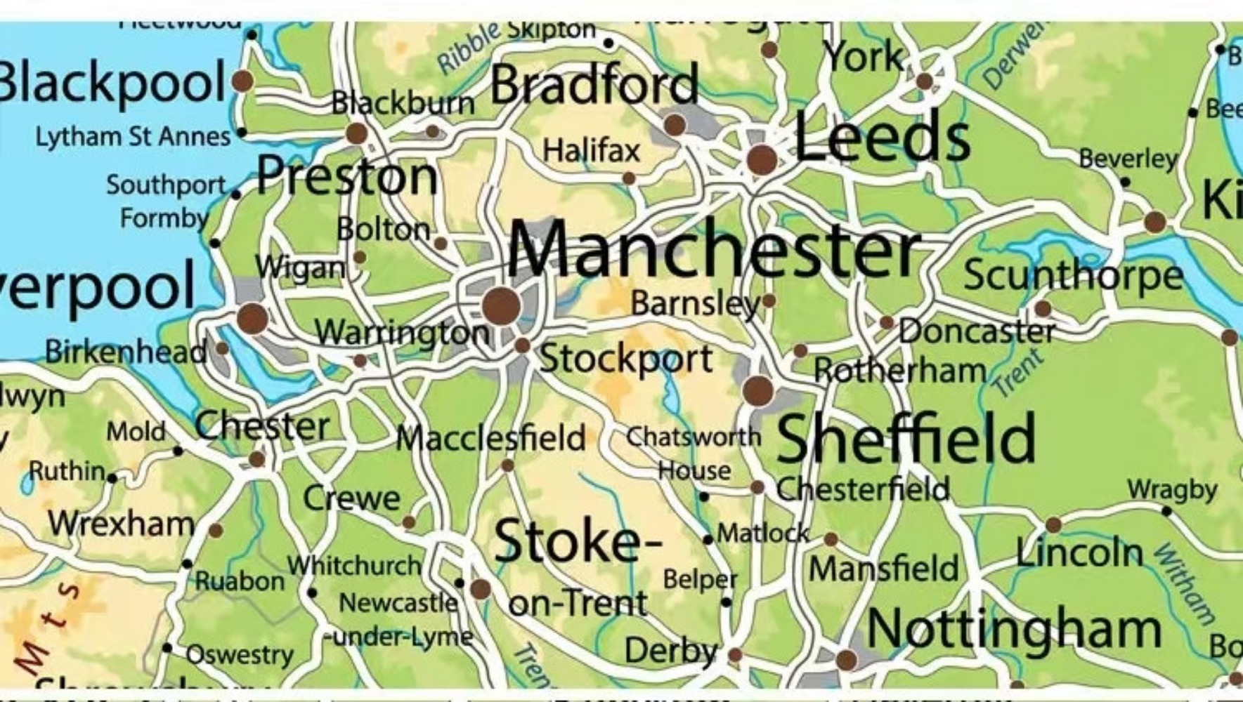 Large HD UK Map Posters Prints - Office Furniture Uk review and price