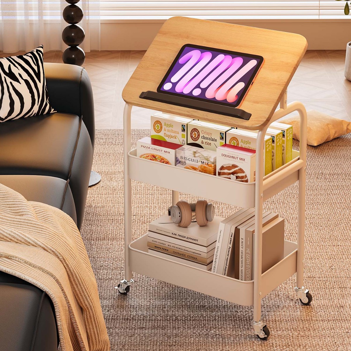 Portable Utility Rolling Carts - Book Cart Rolling review and price
