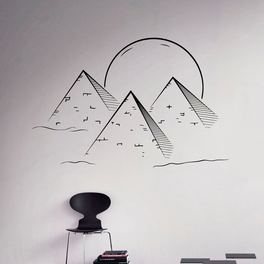 Egyptian Pyramids Wall Decal S - Office Furniture Egypt review and price