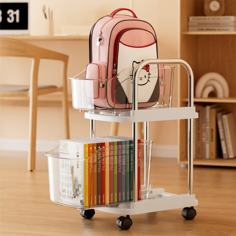 Rolling Storage Cart Plastic M - Book Cart Rolling review and price