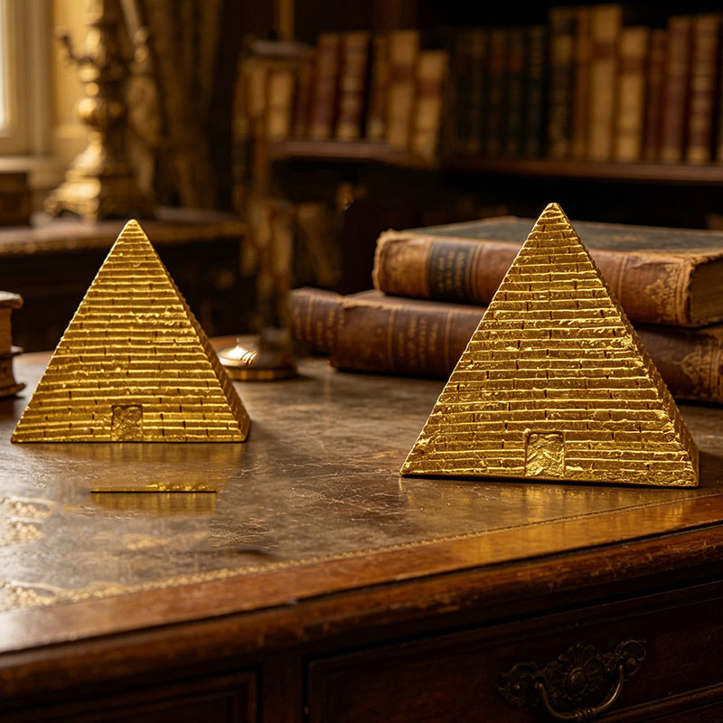 2pcs Resin Mini Egyptian Pyram - Office Furniture Egypt review and price