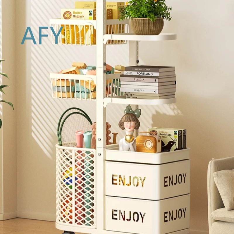 Multilayer Kids Toy Storage Or - Book Cart Rolling review and price