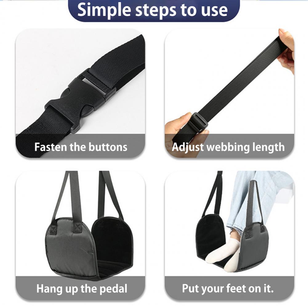 Airplane Foot Hammock Length A - Under Desk Hammock review and price