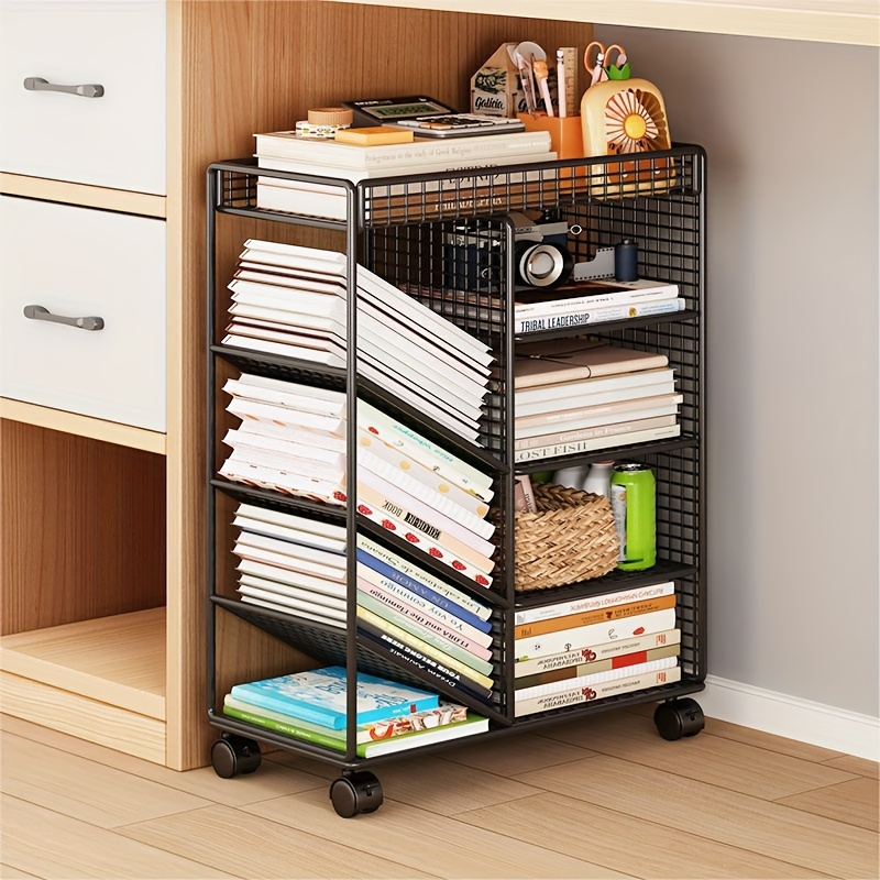 Rolling Book Cart -  Metal Mob - Book Cart Rolling review and price
