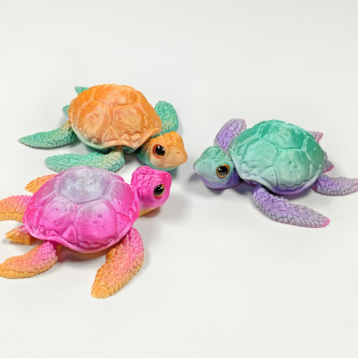 3D Printed Colorful Sea Turtle - Office Furniture Online review and price