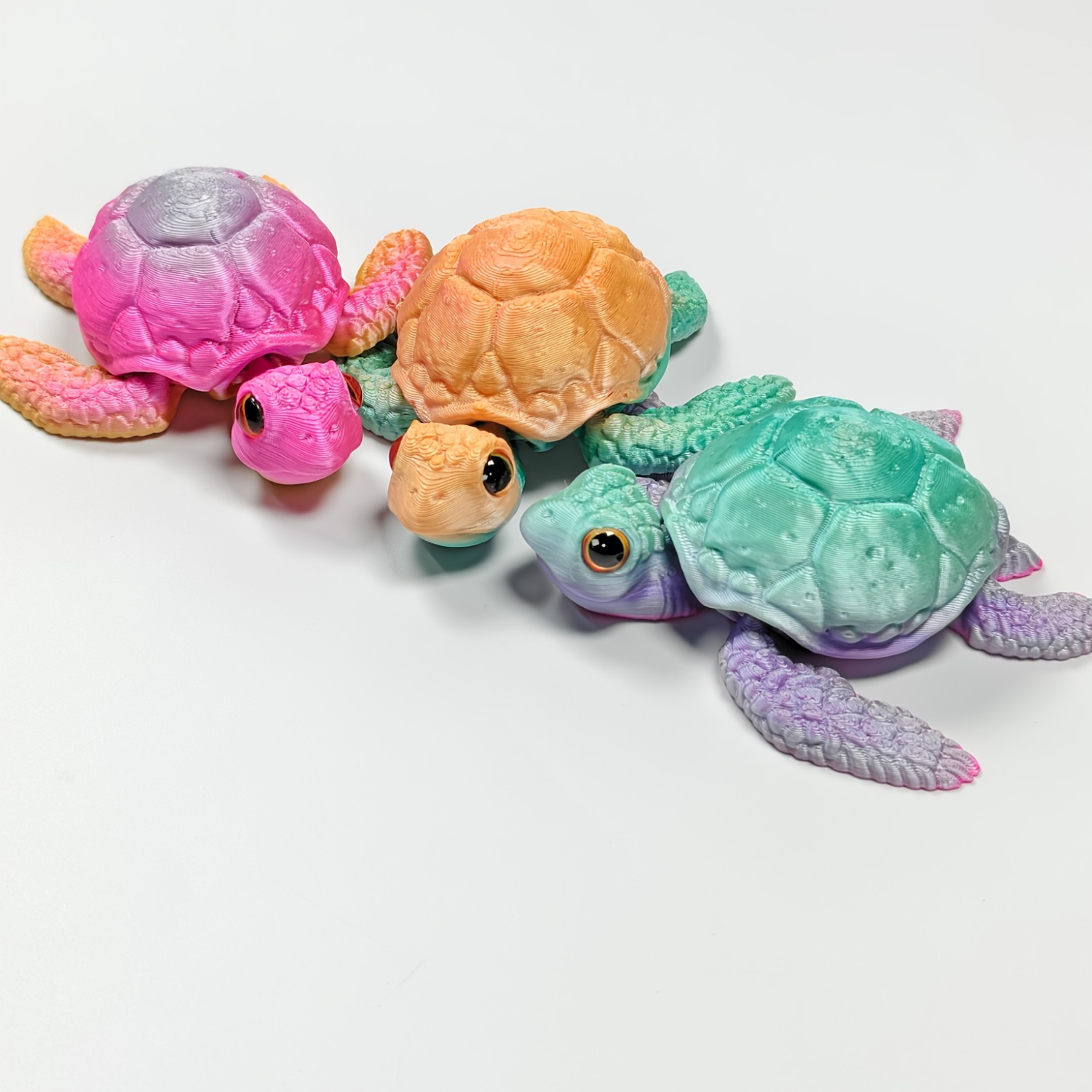 3D Printed Colorful Sea Turtle - Office Furniture Online review and price