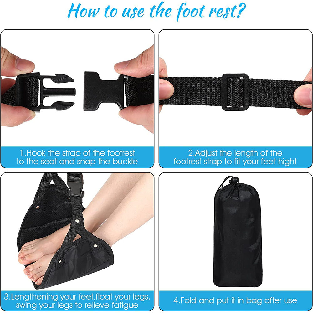 Airplane Foot Hammock Perfect  - Under Desk Hammock review and price